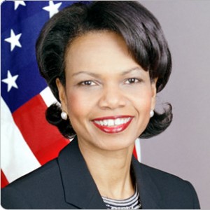 Condoleezza Rice Muammar gaddafi 